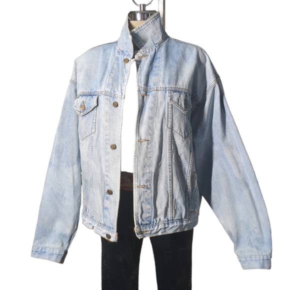 Top Line Looney Tunes Blue Denim Embroidery Back Size XL - Picture 12 of 16